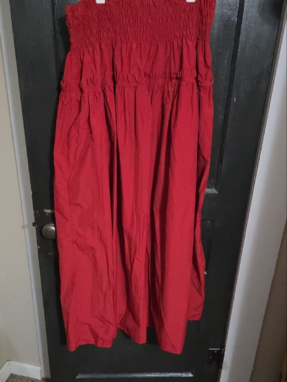 Anthropologie Red Maxi Skirt - Picture 5 of 8